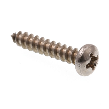 Prime-Line Sheet Metal Screw, Self-Tap Pan Head Phillip Drive No. 6 X 3/4in 18-8 Stainless Steel 100PK 9019339